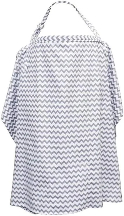 روپوش شیردهی بزرگ بورنی، روپوش شیردهی نرم و تنفسی برای پوشش کامل، خاکستری روپوش شیردهی بزرگ بورنی، روپوش شیردهی نرم و تنفسی برای پوشش کامل، خاکستری