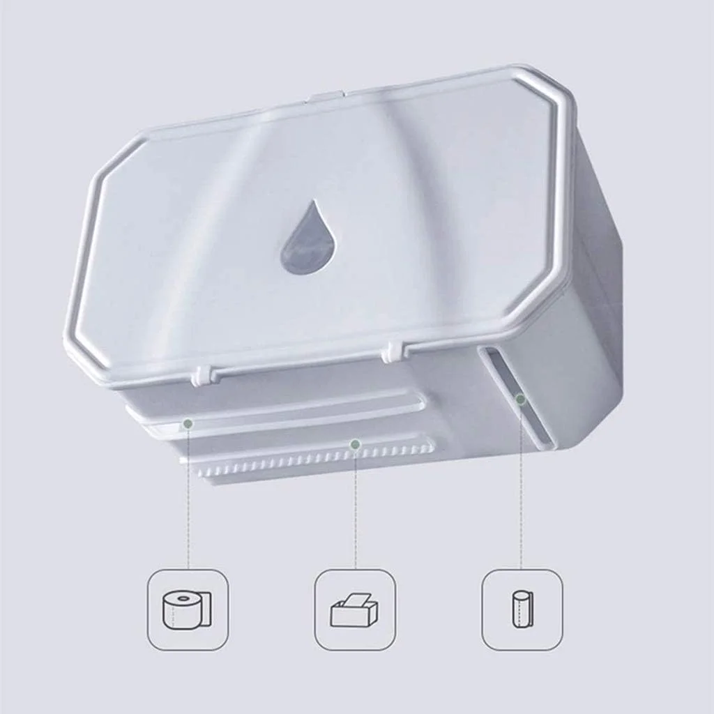 نگهدارنده لوازم خانگی، سازمان دهنده لوازم حمام، جا دستمال کاغذی توالت، قفسه دستمال کاغذی، نصب دیواری نگهدارنده لوازم خانگی، سازمان دهنده لوازم حمام، جا دستمال کاغذی توالت، قفسه دستمال کاغذی، نصب دیواری