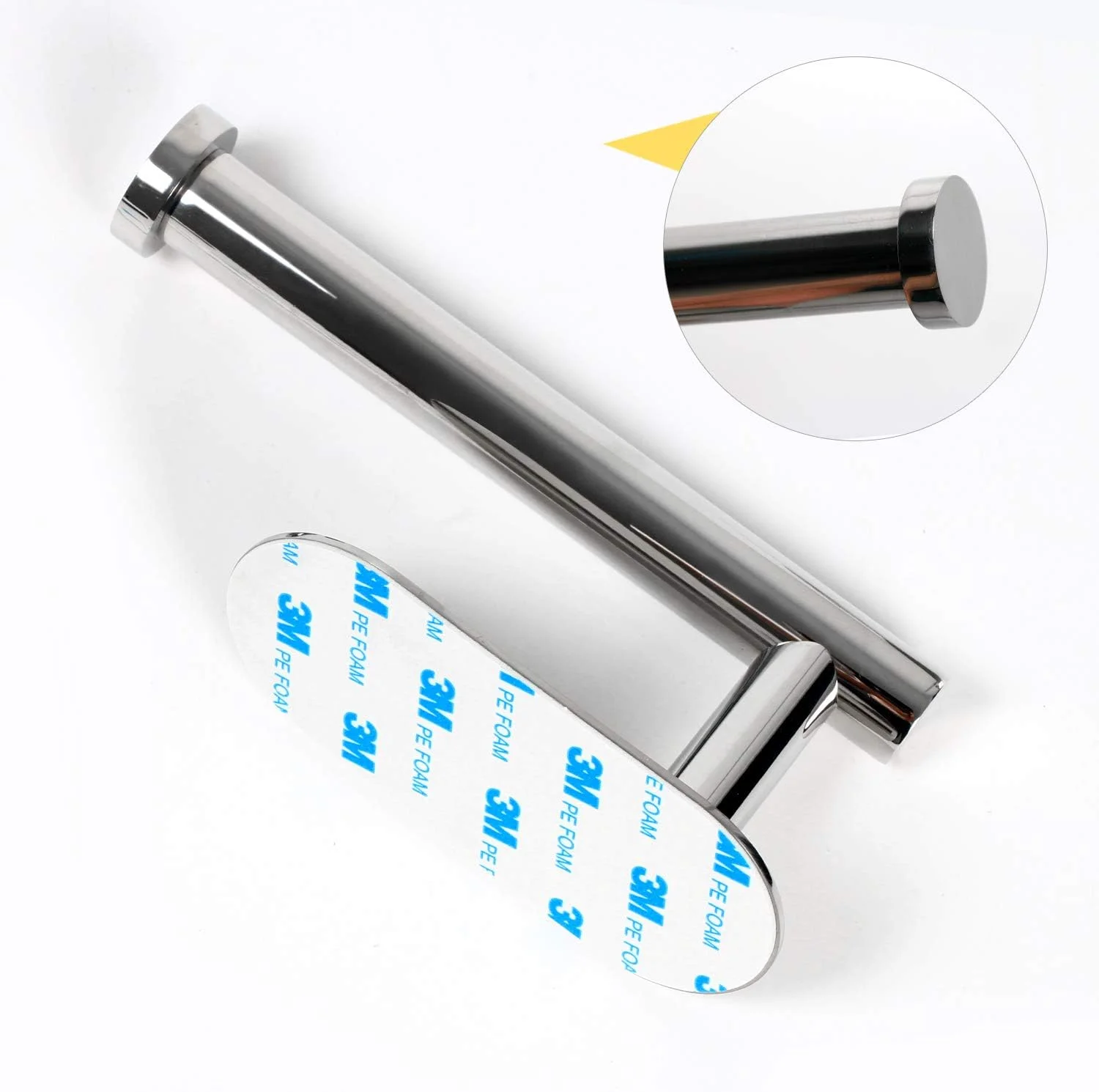 نگهدارنده دستمال توالت چسبی HouseAid برای حمام، استیل ضد زنگ، بدون نیاز به سوراخکاری، نصب آسان روی دیوار، کروم براق نگهدارنده دستمال توالت چسبی HouseAid برای حمام، استیل ضد زنگ، بدون نیاز به سوراخکاری، نصب آسان روی دیوار، کروم براق