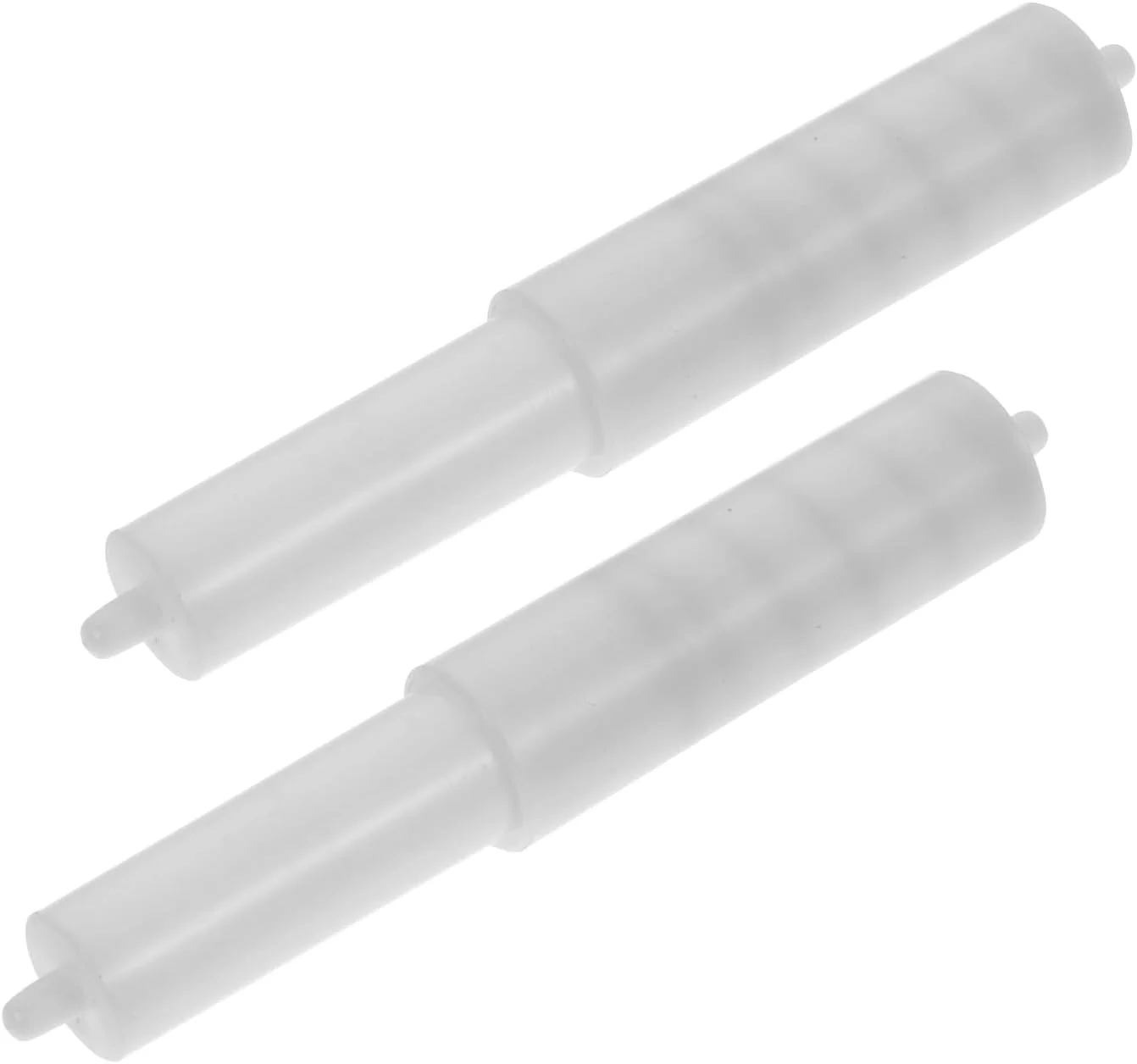 هومویویو غلطک دستمال توالت 2 عددی، سفید، نگهدارنده دستمال توالت، میله تعویضی، پلاستیکی، فنری، جعبه دستمال کاغذی، میله نگهدارنده دستمال رولی