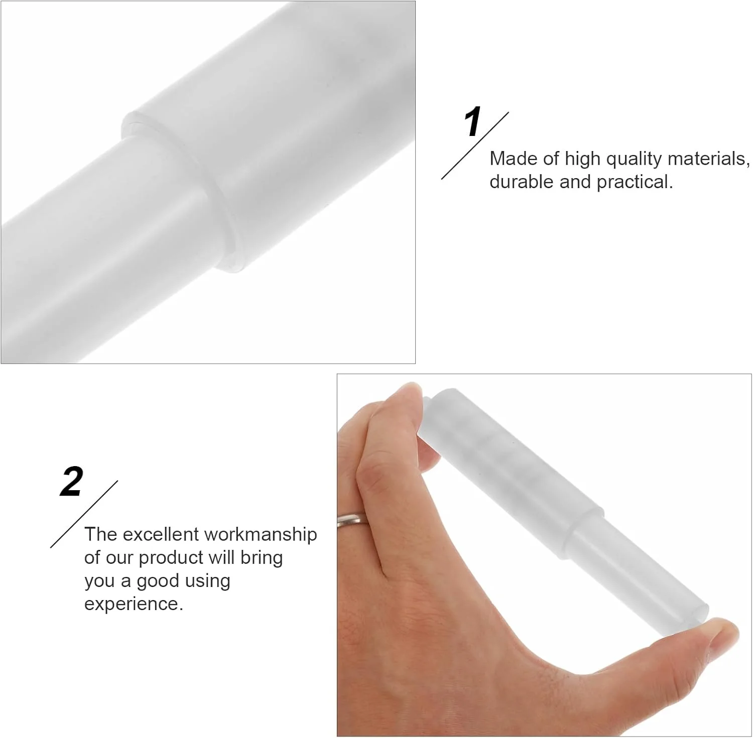 هومویویو غلطک دستمال توالت 2 عددی، سفید، نگهدارنده دستمال توالت، میله تعویضی، پلاستیکی، فنری، جعبه دستمال کاغذی، میله نگهدارنده دستمال رولی هومویویو غلطک دستمال توالت 2 عددی، سفید، نگهدارنده دستمال توالت، میله تعویضی، پلاستیکی، فنری، جعبه دستمال کاغذی، میله نگهدارنده دستمال رولی