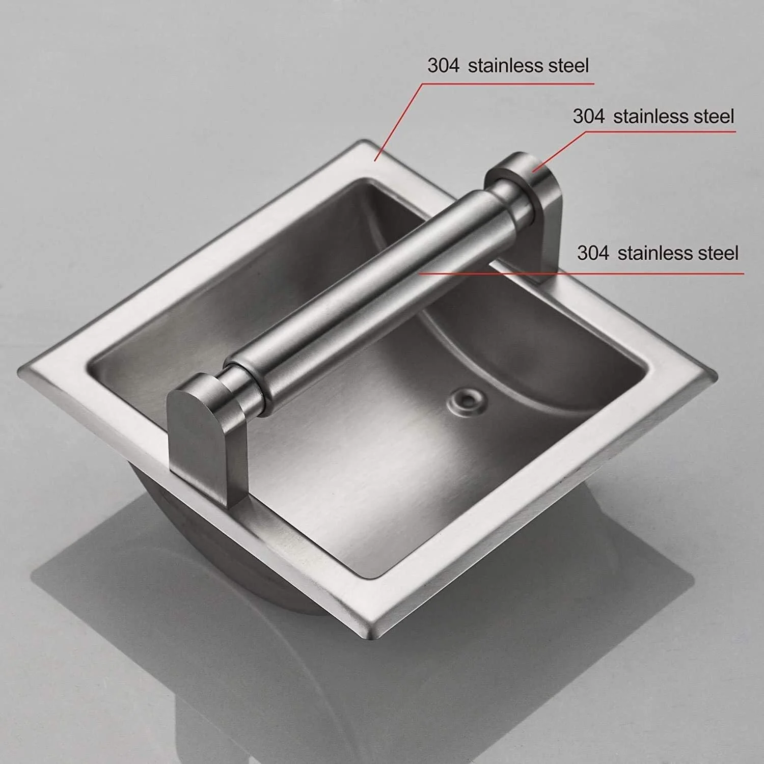 جا دستمال کاغذی توالت sthQlp YYF مدل 304 استیل ضد زنگ، جعبه دستمال کاغذی دیواری توکار، جا دستمال رولی توالت جا دستمال کاغذی توالت sthQlp YYF مدل 304 استیل ضد زنگ، جعبه دستمال کاغذی دیواری توکار، جا دستمال رولی توالت