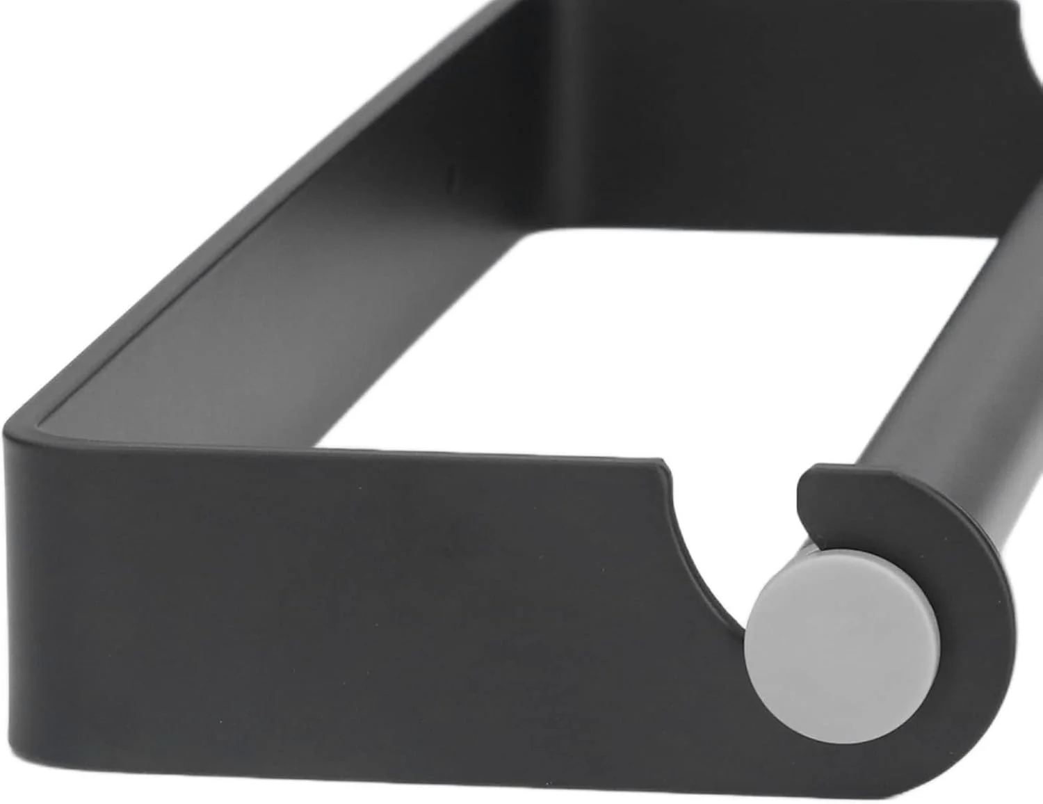 نگهدارنده رول دستمال کاغذی - نگهدارنده رول دستمال توالت 32 سانتی متری، نصب شده روی دیوار، مناسب برای حمام و آشپزخانه، مشکی مات نگهدارنده رول دستمال کاغذی - نگهدارنده رول دستمال توالت 32 سانتی متری، نصب شده روی دیوار، مناسب برای حمام و آشپزخانه، مشکی مات