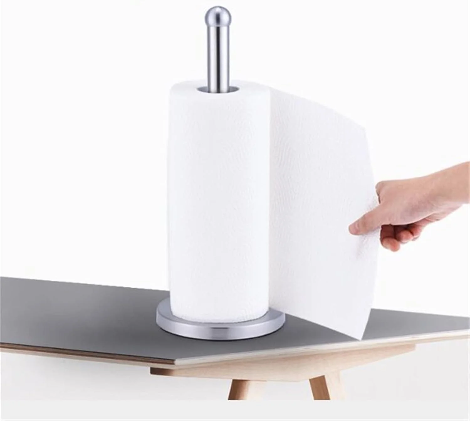 نگهدارنده دستمال توالت HNGFBFF استیل ضد زنگ، نگهدارنده رول دستمال کاغذی آشپزخانه