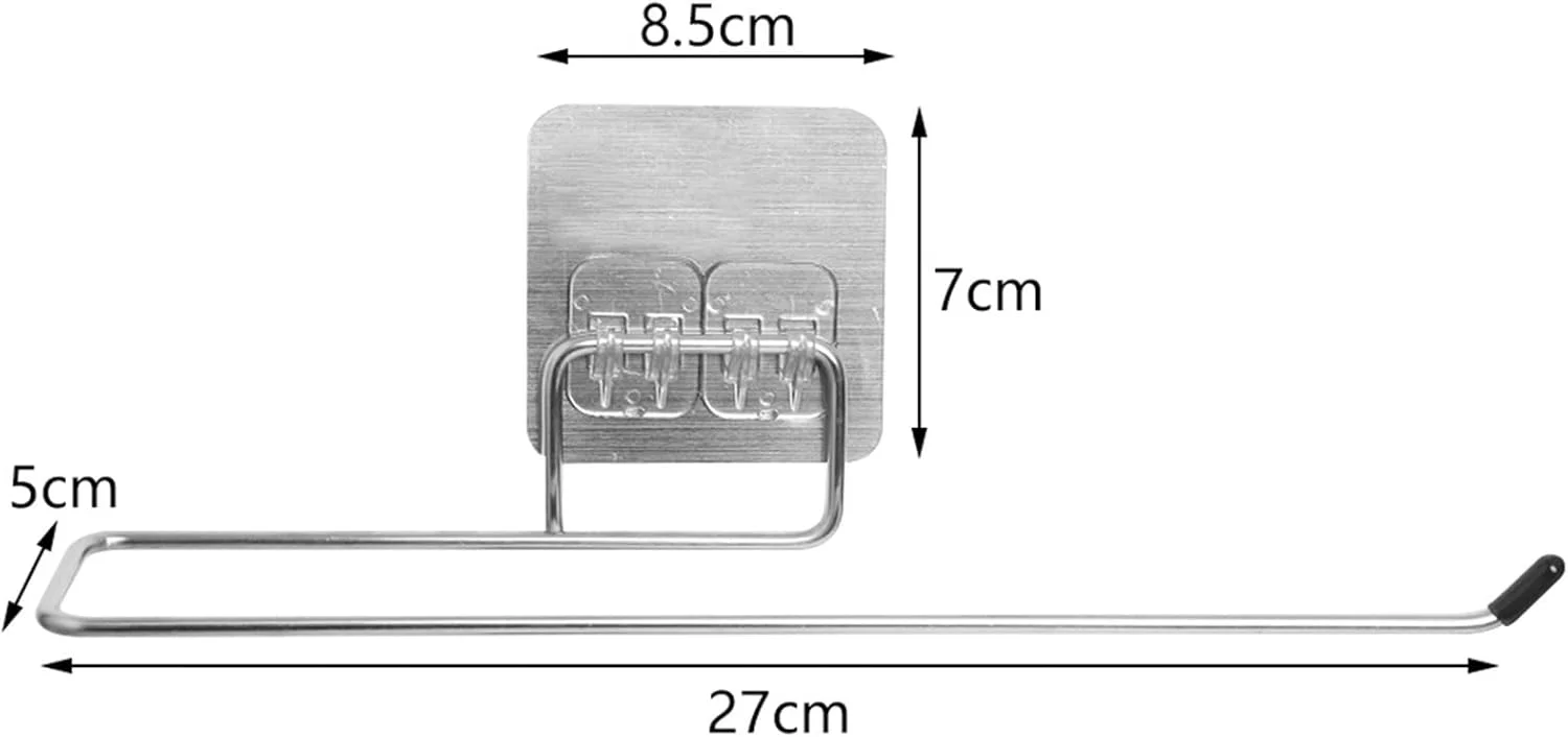 نگهدارنده دستمال توالت HNGFBFF، نگهدارنده دستمال کاغذی، جای دستمال کاغذی حمام، نگهدارنده حوله کاغذی آشپزخانه، قلاب دیواری، پایه دستمال توالت، لوازم جانبی نظم دهنده خانه