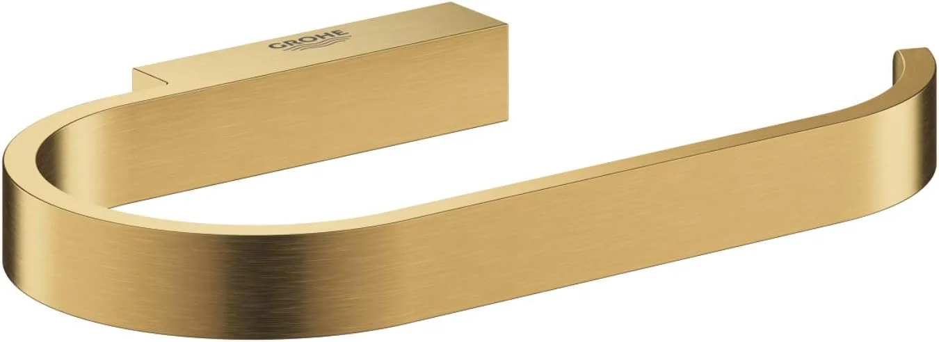 GROHE 41068GN0 Selection Toilet Paper Holder, Brushed Cool Sunrise