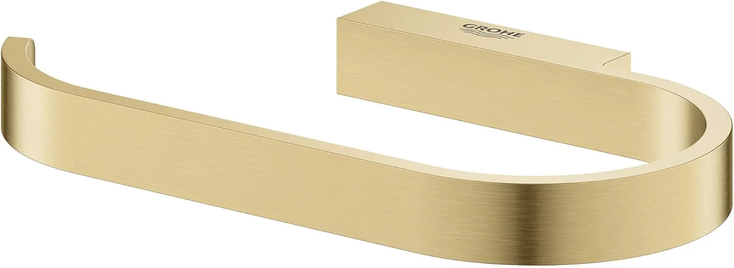 GROHE 41068GN0 Selection Toilet Paper Holder, Brushed Cool Sunrise