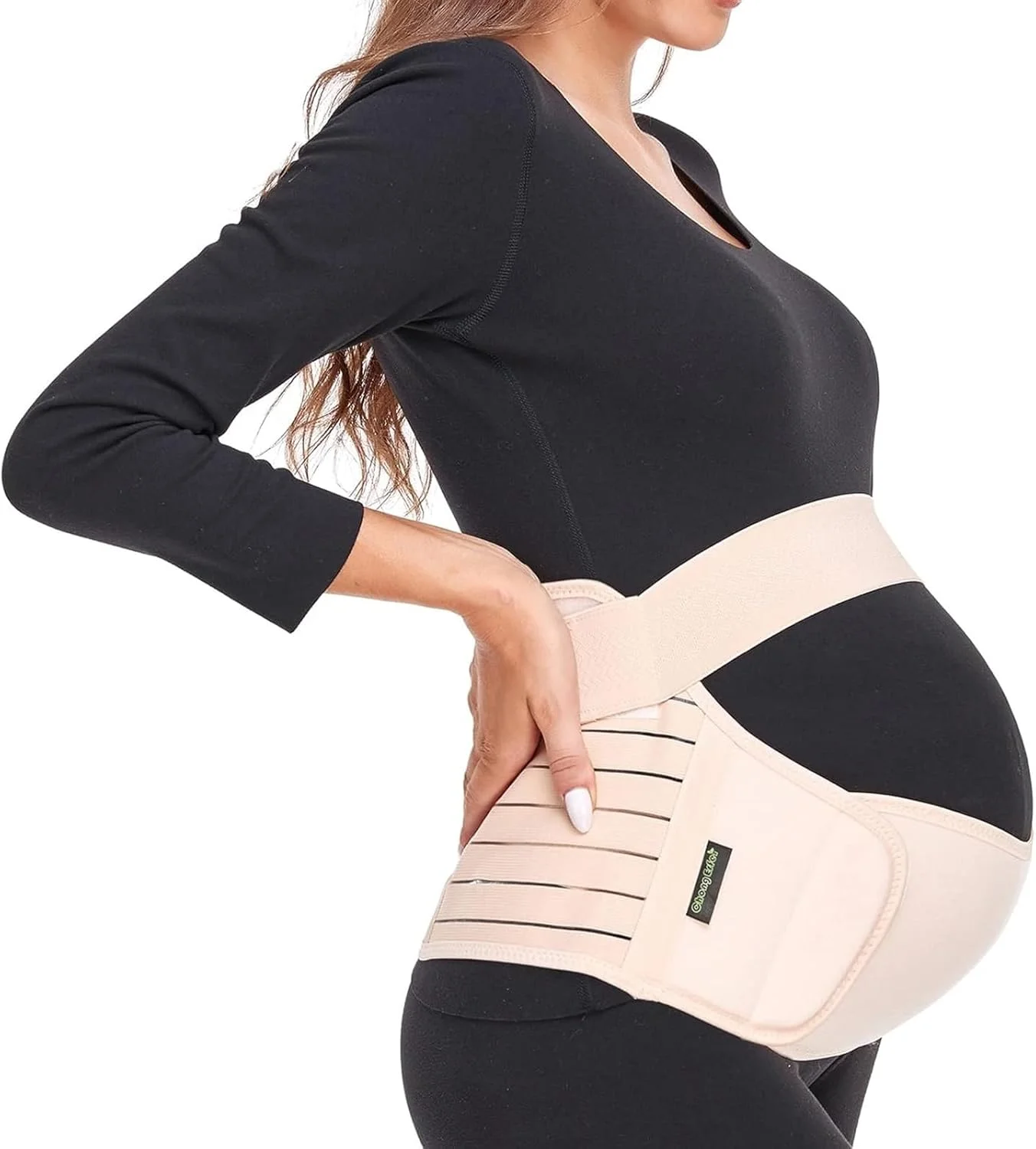THE WHITE SHOP Maternity Belt, Pregnancy 3 in 1 Support Belt for Back/Pelvic/Hip Pain, Maternity Band Belly Support for Pregnancy Belly Support Band (Color : Complexion, Size : XL)