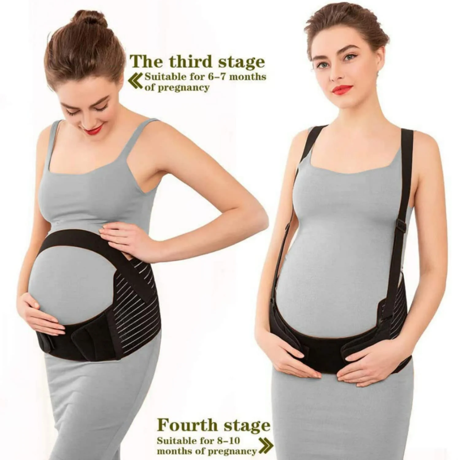 کمربند بارداری SKEIDO، کمربند حمایت از شکم، کمربند بارداری، حمایت از شکم، کمر، شکم، بند شکم، ساپورت، قابل تنظیم، تنفس پذیر، مراقبت از شکم در دوران بارداری (L)