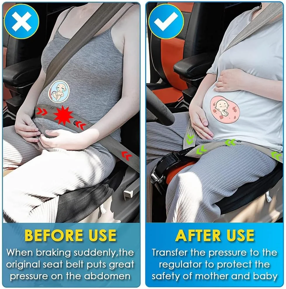 کمربند ایمنی بارداری، تنظیم کننده صندلی برای مادر، محافظت از شکم، کمربند ایمنی بارداری برای زنان، جلوگیری از فشار به شکم، کمربند ایمنی ضروری برای مادر باردار