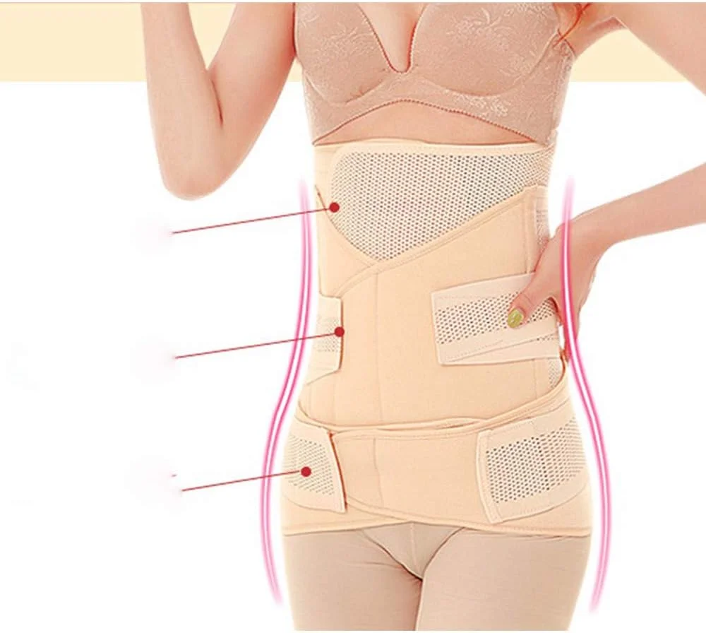 کمربند بارداری قابل تنظیم 3 در 1 سانونو - سایز مدیوم، رنگ پوست