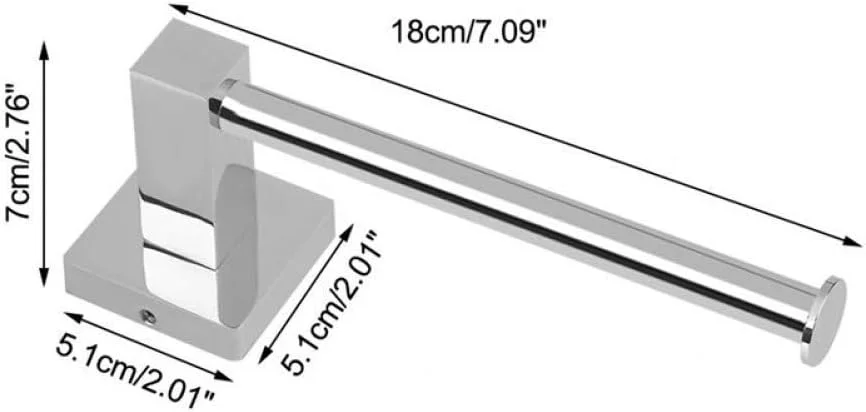 نگهدارنده رول دیواری GHQERTY لوازم جانبی سخت افزاری حمام استیل ضد زنگ 304 نگهدارنده کاغذ توالت قفسه حوله قفسه ذخیره سازی کاغذ رول توالت حمام