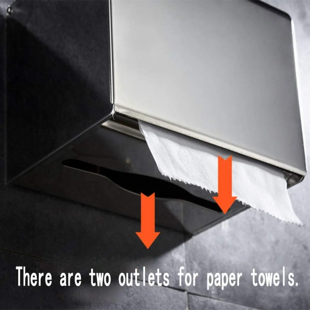 GHQERTY جا دستمال کاغذی توالت لوازم جانبی حمام جعبه دستمال کاغذی توالت جعبه دستمال کاغذی دریل- استیل ضد زنگ 304 قفسه کشویی ضد آب جا دستمال کاغذی توالت دستمال کاغذی GHQERTY جا دستمال کاغذی توالت لوازم جانبی حمام جعبه دستمال کاغذی توالت جعبه دستمال کاغذی دریل- استیل ضد زنگ 304 قفسه کشویی ضد آب جا دستمال کاغذی توالت دستمال کاغذی