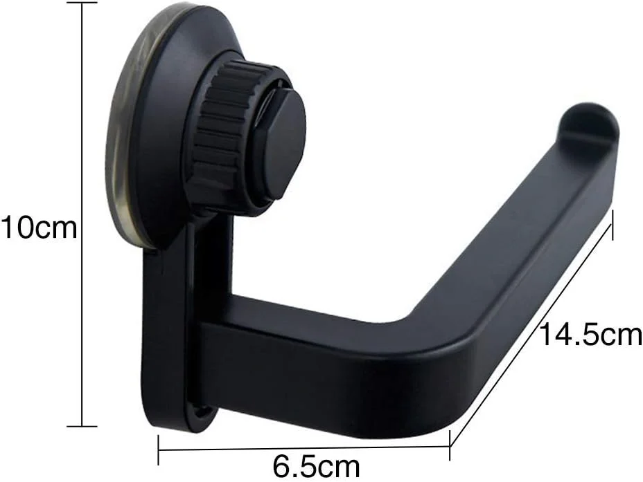 جا دستمال توالت جنریک، نگهدارنده رولی دیواری با مکنده، بدون نیاز به سوراخ کاری، مناسب برای حمام و آشپزخانه، ضد آب و مقاوم در برابر رطوبت، جذب خلاء