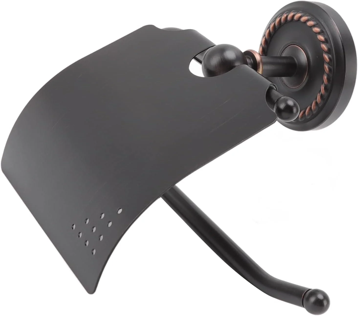 gernie Bathroom Wall Tissue Holder, Rustproof Towel Paper Shelf, Wall Mounted Rolling Toilet Paper Holder, Rolling Tissue Hanger for Bathroom Kitchen Washroom RV