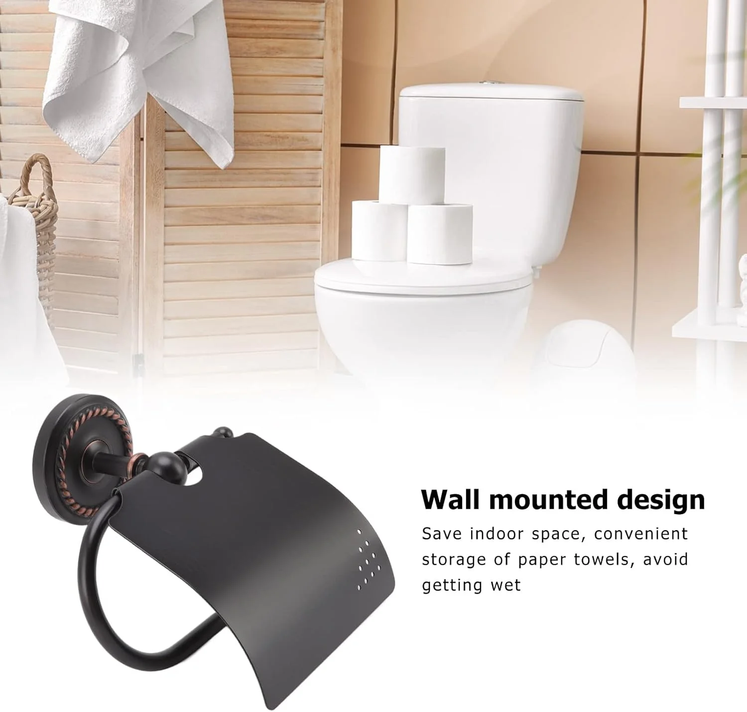 gernie Bathroom Wall Tissue Holder, Rustproof Towel Paper Shelf, Wall Mounted Rolling Toilet Paper Holder, Rolling Tissue Hanger for Bathroom Kitchen Washroom RV gernie Bathroom Wall Tissue Holder, Rustproof Towel Paper Shelf, Wall Mounted Rolling Toilet Paper Holder, Rolling Tissue Hanger for Bathroom Kitchen Washroom RV