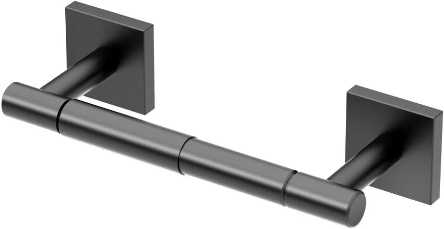 Gatco 4053-Parent Elevate Bathroom Standard Toilet Paper Holder, Matte Black