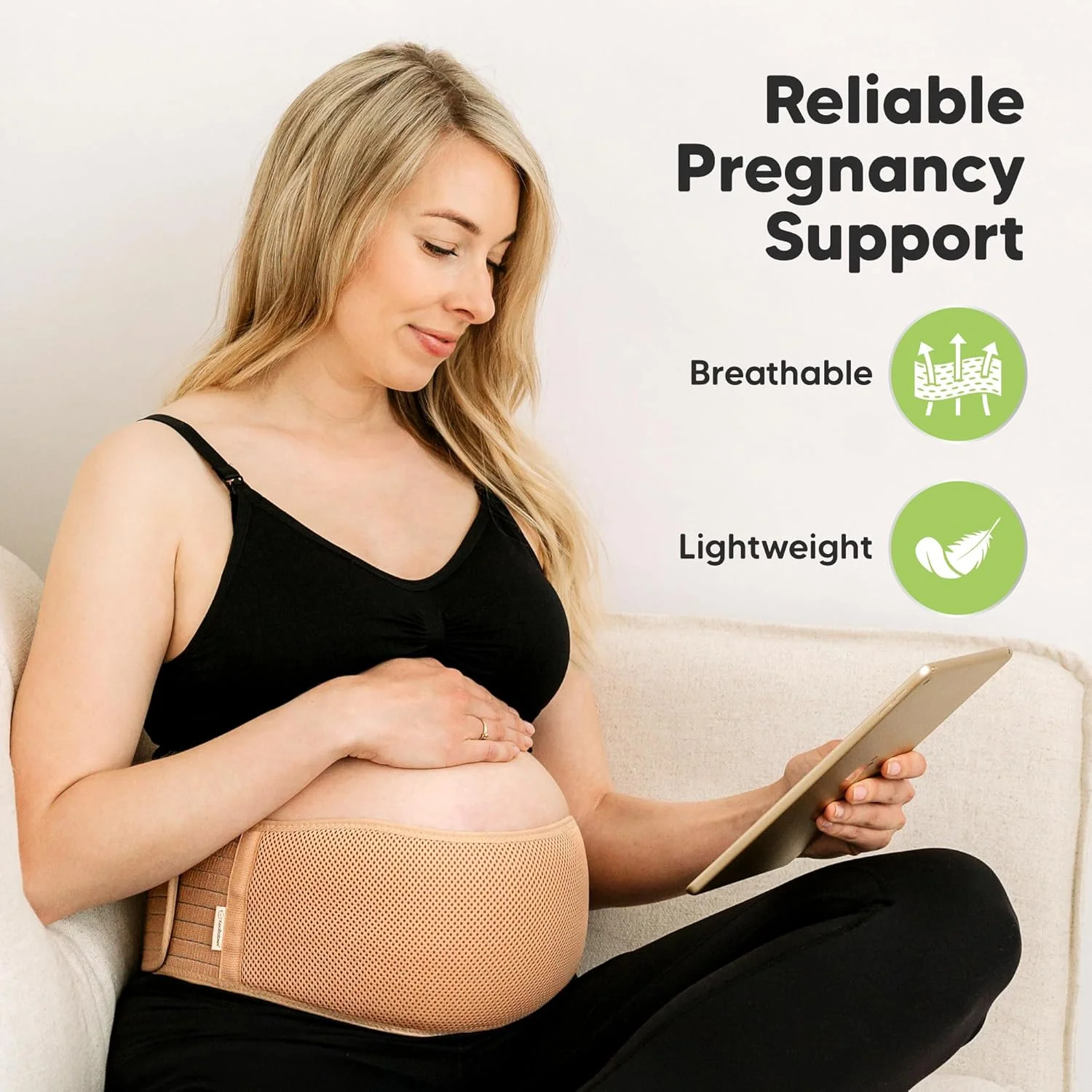 کمربند بارداری KeaBabies - کمربند نرم و قابل تنفس برای حمایت از شکم در دوران بارداری - کمربندهای حمایت از لگن - اسلینگ شکم برای شلوار - بریس کمر بارداری (عاجی کلاسیک، ایکس لارج) کمربند بارداری KeaBabies - کمربند نرم و قابل تنفس برای حمایت از شکم در دوران بارداری - کمربندهای حمایت از لگن - اسلینگ شکم برای شلوار - بریس کمر بارداری (عاجی کلاسیک، ایکس لارج)