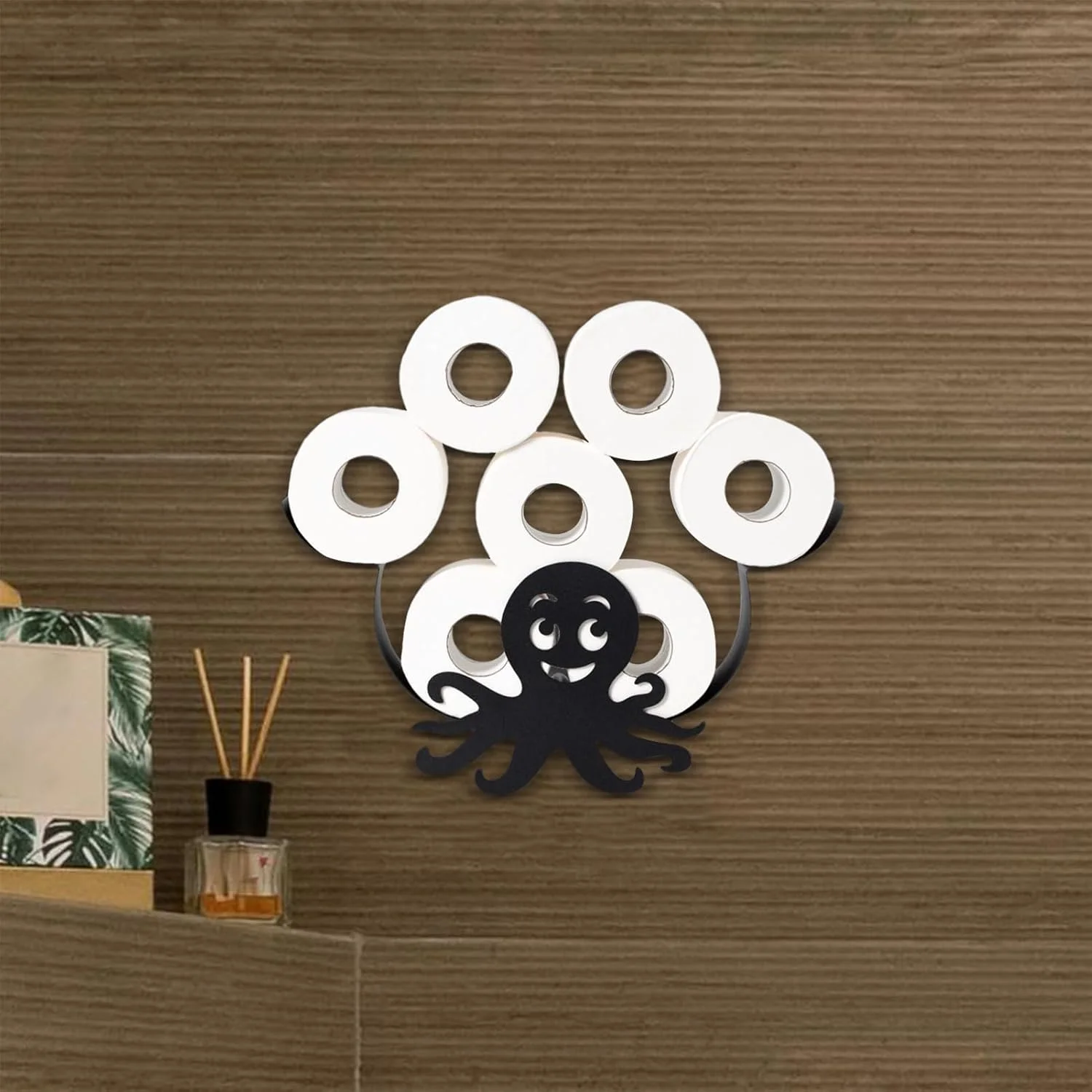 Fun Toilet Paper Holder - Octopus Design Cool Toilet Paper Holder,Storage Stand Roll Tissue Organizer for Farmhouse Home Bathroom Small Space RV Restroom Wall Fun Toilet Paper Holder - Octopus Design Cool Toilet Paper Holder,Storage Stand Roll Tissue Organizer for Farmhouse Home Bathroom Small Space RV Restroom Wall