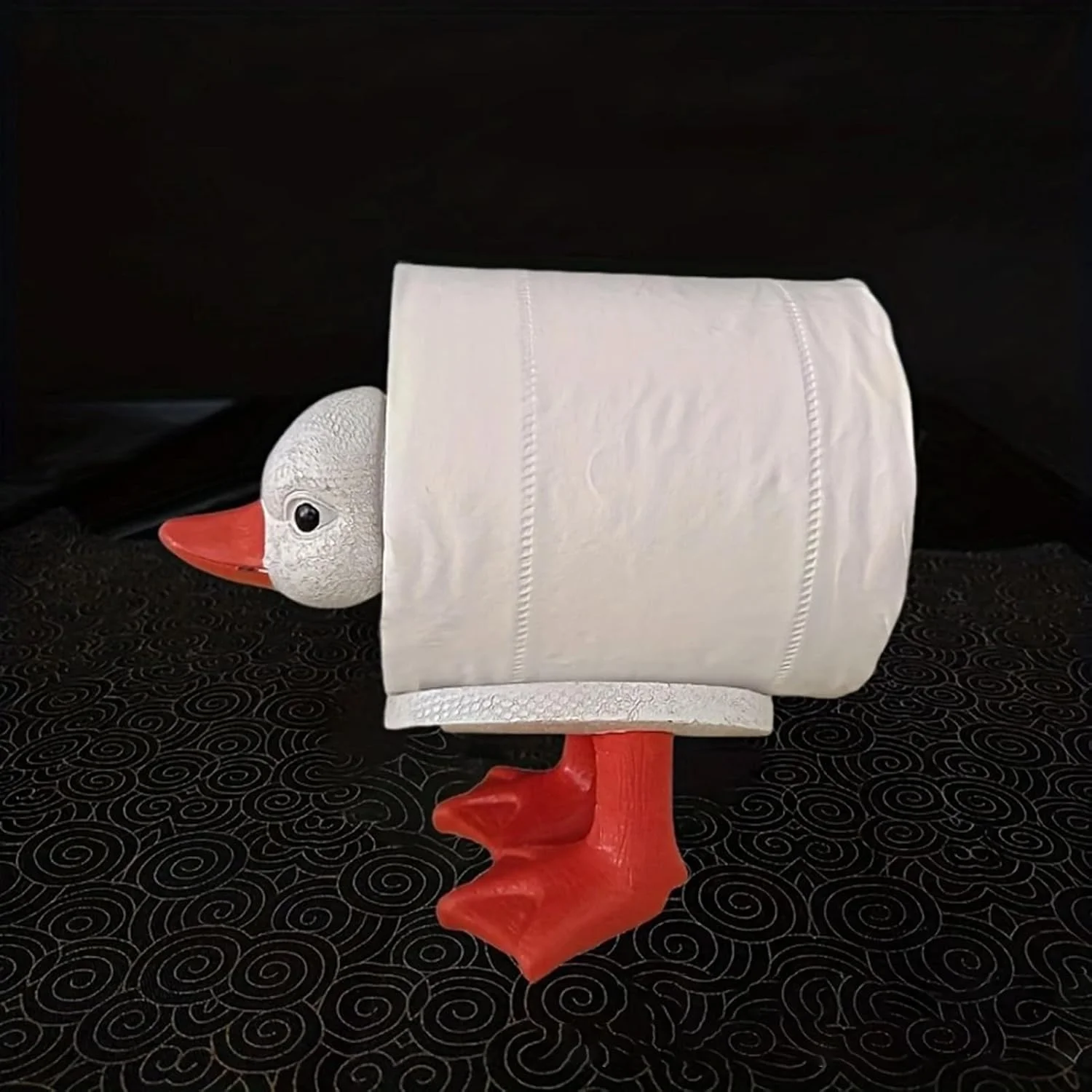 Funny Toilet Paper Holder | Duck Toilet Roll Holder - Decorative Self-standing Tissue Rack Bathroom Restroom Apartment Under-Cabinet Accessory Funny Toilet Paper Holder | Duck Toilet Roll Holder - Decorative Self-standing Tissue Rack Bathroom Restroom Apartment Under-Cabinet Accessory