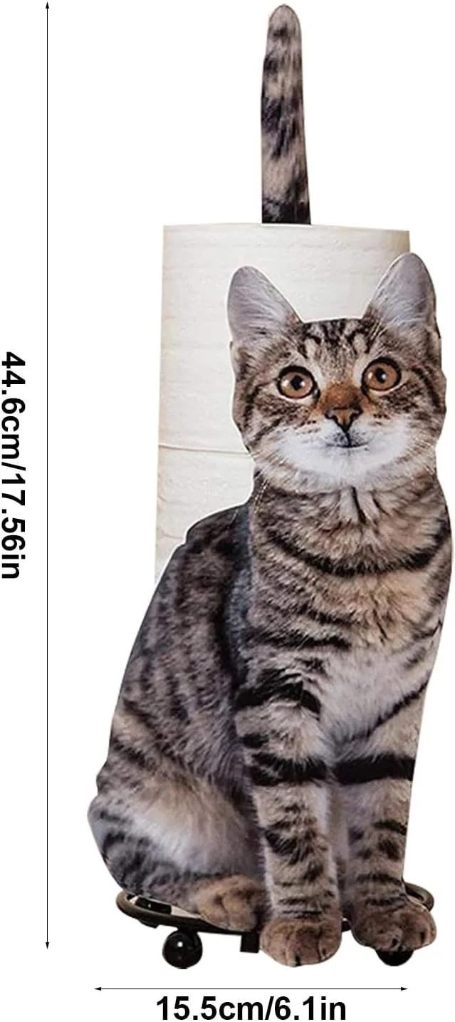 Freestanding Toilet Paper Holder,Cat Shape Toilet Paper Roll Holder | Small Space Vertical Rack, Cute Decoration Storage Use for Home, Dormitory, Spa Center Freestanding Toilet Paper Holder,Cat Shape Toilet Paper Roll Holder | Small Space Vertical Rack, Cute Decoration Storage Use for Home, Dormitory, Spa Center