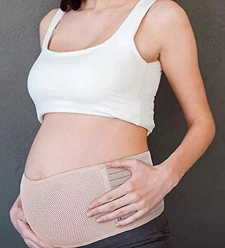 کمربند بارداری KASTWAVE، کمربند ساپورت بارداری، بند شکم، کمربند ساپورت بارداری، بند شکم برای تسکین کمردرد، درد لگن و باسن (قابل تنفس/قابل تنظیم)