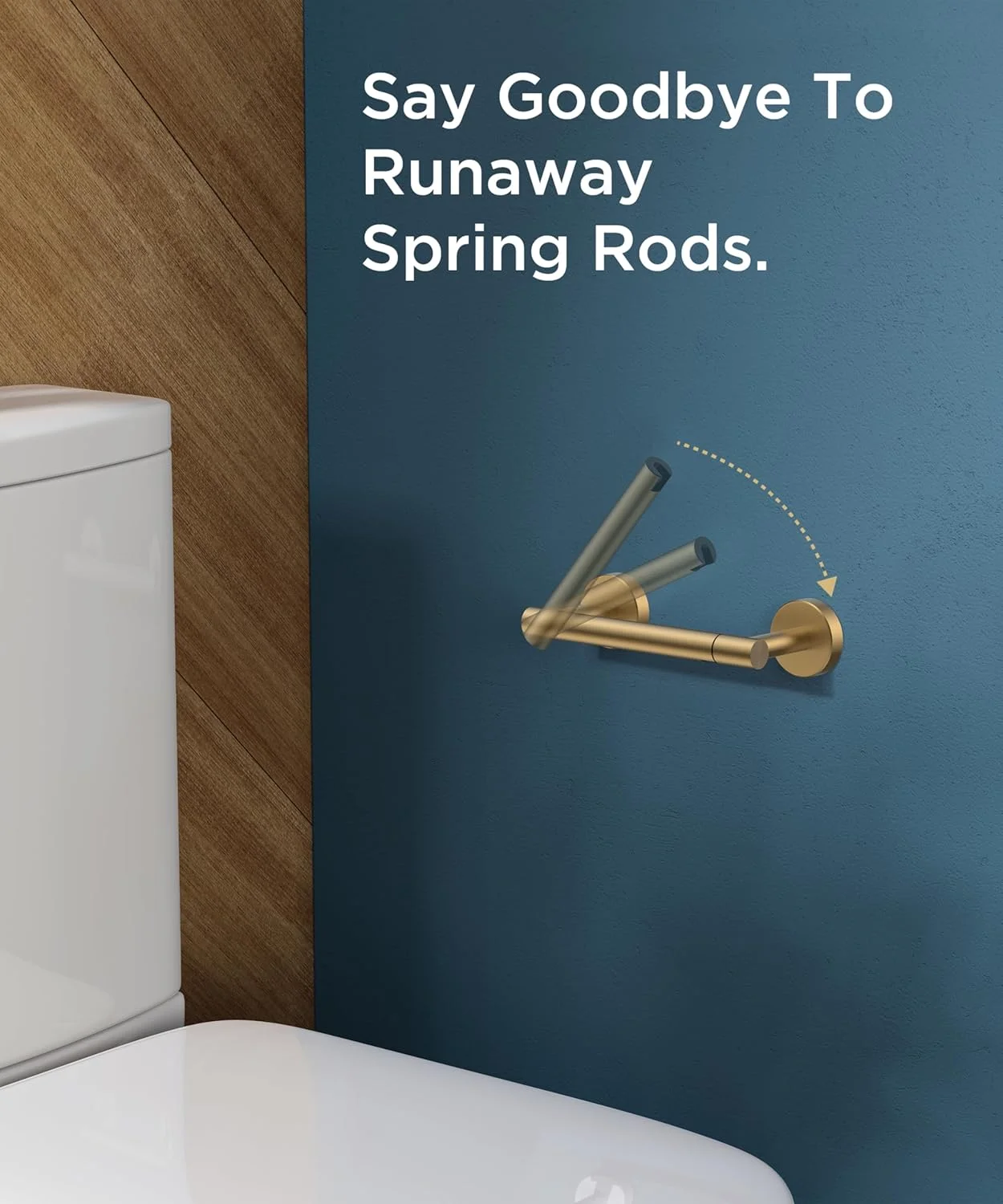 جا دستمال کاغذی فوریاس مناسب برای هر مکان، جا دستمال کاغذی طلایی برس خورده دیواری، جا دستمال کاغذی چرخشی دو پایه طلایی ساخته شده از استیل ضد زنگ SUS 304 جا دستمال کاغذی فوریاس مناسب برای هر مکان، جا دستمال کاغذی طلایی برس خورده دیواری، جا دستمال کاغذی چرخشی دو پایه طلایی ساخته شده از استیل ضد زنگ SUS 304