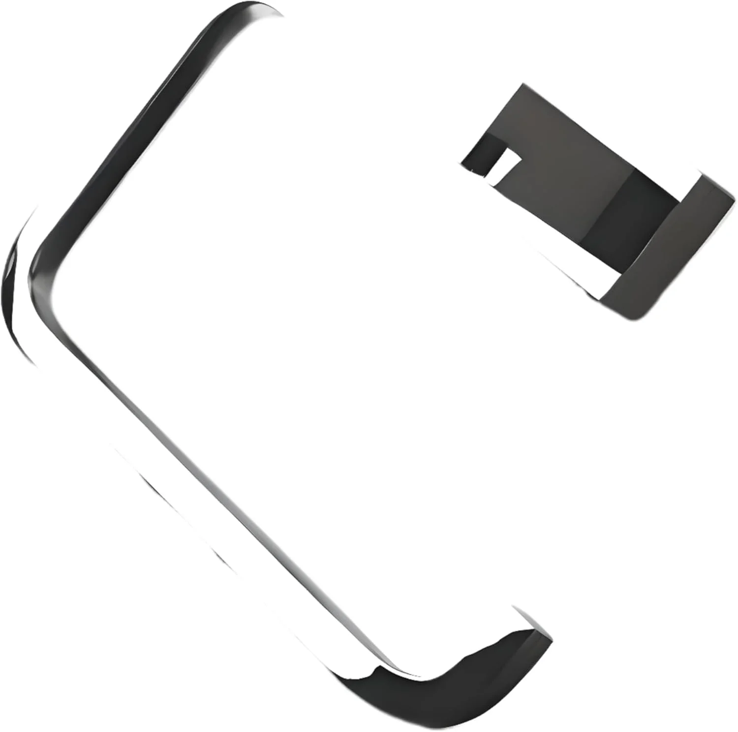 Fitto Stainless Steel Toilet Roll Holder - Wall Mounted Bathroom Tissue Paper Dispenser with Shelf | Modern Toilet Paper Holder for Bathroom, Kitchen, or Office | Easy Installation & Rustproof Design