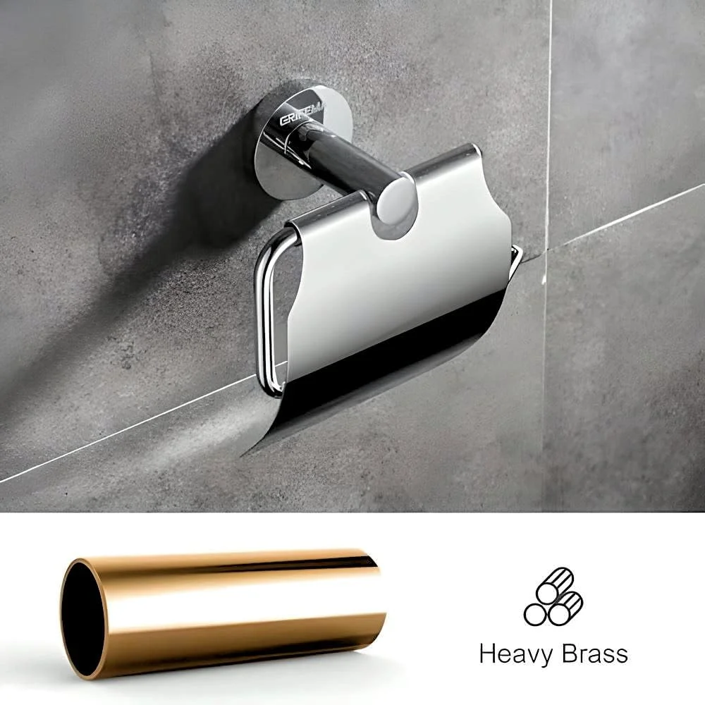 جا دستمال توالت استیل فیتو - نگهدارنده دیواری دستمال کاغذی با قفسه | جا دستمال کاغذی مدرن برای حمام، آشپزخانه یا دفتر کار | نصب آسان و طراحی ضد زنگ