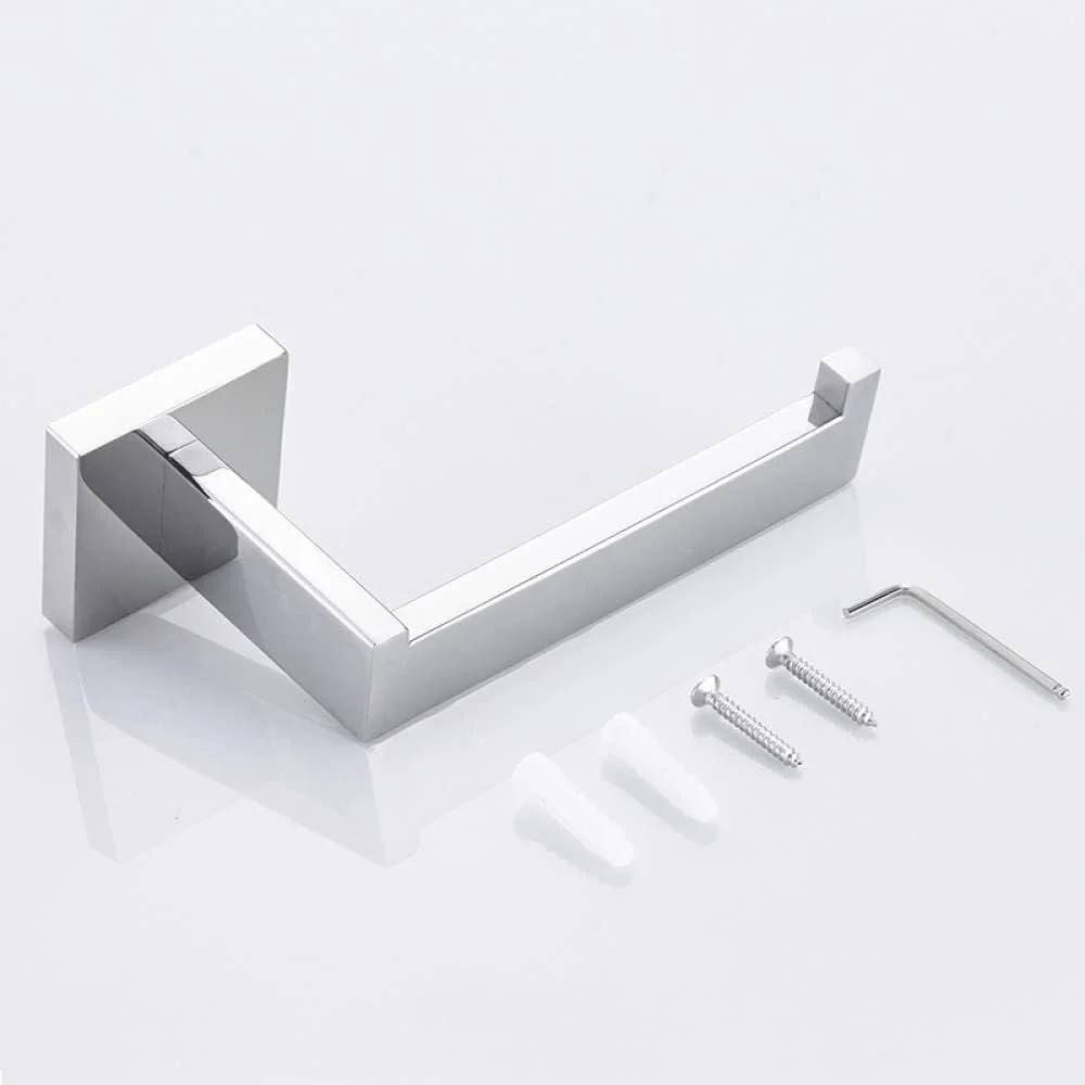 ست لوازم حمام مربع فالانگشی، استیل ضد زنگ 304، شامل آویز لباس، جا دستمال کاغذی، جا حوله ای، روکش کروم براق، جا دستمال رولی ست لوازم حمام مربع فالانگشی، استیل ضد زنگ 304، شامل آویز لباس، جا دستمال کاغذی، جا حوله ای، روکش کروم براق، جا دستمال رولی