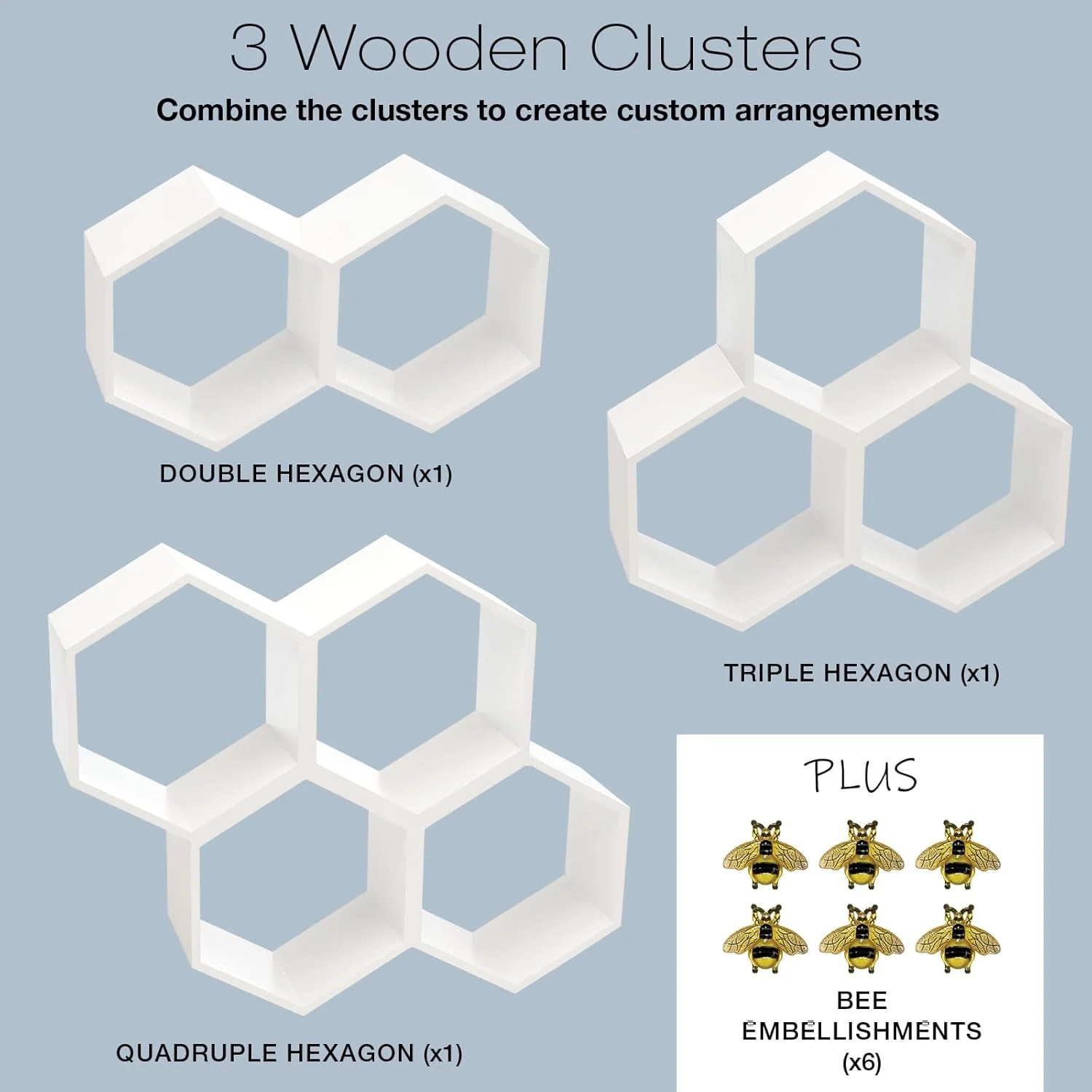 نگهدارنده دستمال توالت طرح کندو عسل Excello Global Products با زنبور - ظرفیت 9 رول - پیکربندی های مختلف، سفید نگهدارنده دستمال توالت طرح کندو عسل Excello Global Products با زنبور - ظرفیت 9 رول - پیکربندی های مختلف، سفید