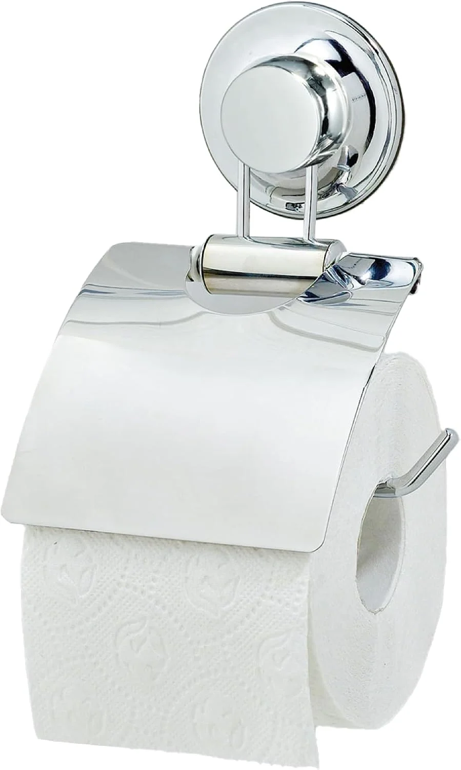 نگهدارنده رول دستمال کاغذی Everloc، بدون نیاز به سوراخکاری، پیچ، چسب، مکنده و نصب روی دیوار، کروم، نگهدارنده دستمال توالت برای حمام، نصب آسان، EVL-10220 نگهدارنده رول دستمال کاغذی Everloc، بدون نیاز به سوراخکاری، پیچ، چسب، مکنده و نصب روی دیوار، کروم، نگهدارنده دستمال توالت برای حمام، نصب آسان، EVL-10220