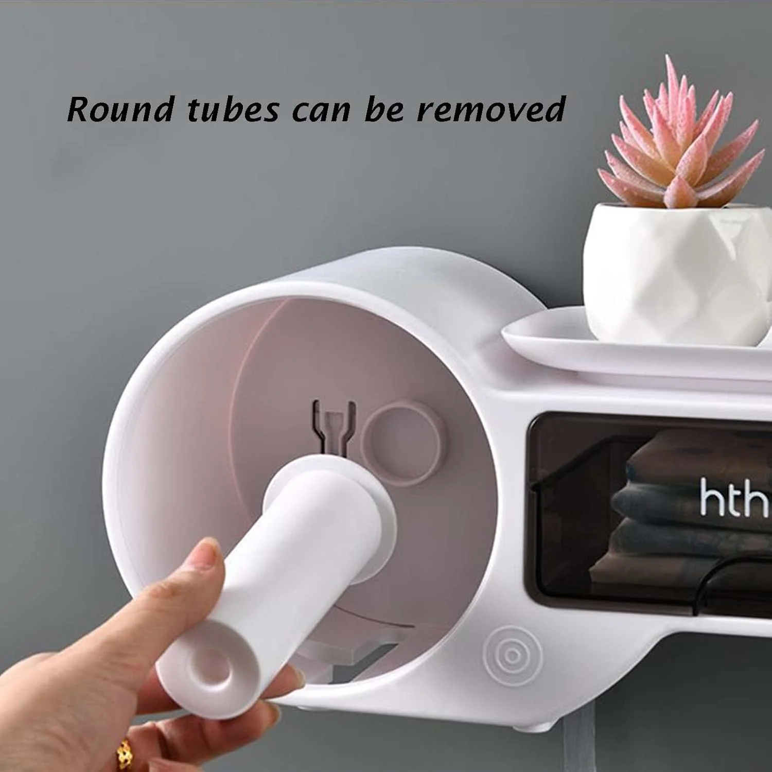 جعبه دستمال کاغذی حمام EdirFtra، جا دستمال توالت با جعبه ذخیره سازی، نگهدارنده دستمال توالت، پخش کننده حوله کاغذی دیواری، جعبه نگهدارنده دستمال کاغذی رول پلاستیکی ضد آب و سبک وزن خود چسب جعبه دستمال کاغذی حمام EdirFtra، جا دستمال توالت با جعبه ذخیره سازی، نگهدارنده دستمال توالت، پخش کننده حوله کاغذی دیواری، جعبه نگهدارنده دستمال کاغذی رول پلاستیکی ضد آب و سبک وزن خود چسب