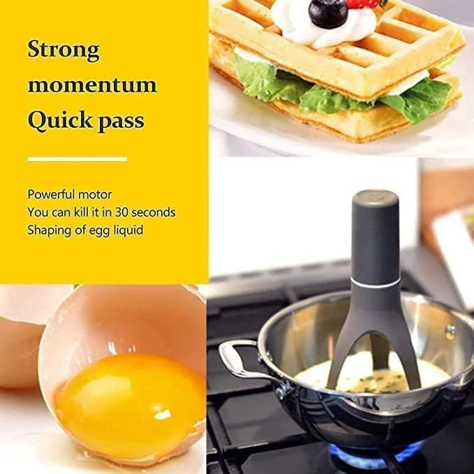 همزن اتوماتیک CHJGLNL، همزن تخم مرغ اتوماتیک، مخلوط کن اتوماتیک غذا، فوم ساز شیر قهوه برقی، ابزار همزن سس تخم مرغ دستی کوچک، لوازم آشپزخانه بدون نیاز به دست