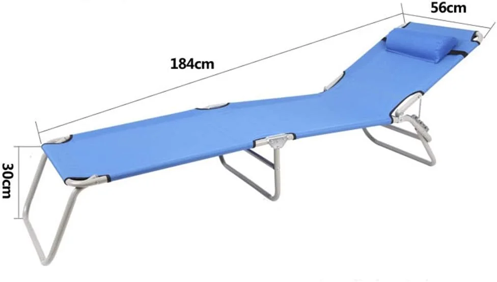 تخت تاشو BaiBnn، تخت یک نفره مهمان با تشک، تخت تاشو مسافرتی، صندلی تاشو پشتی دار (رنگ: آبی، اندازه: 184 * 56 * 30 سانتی متر) تخت تاشو BaiBnn، تخت یک نفره مهمان با تشک، تخت تاشو مسافرتی، صندلی تاشو پشتی دار (رنگ: آبی، اندازه: 184 * 56 * 30 سانتی متر)