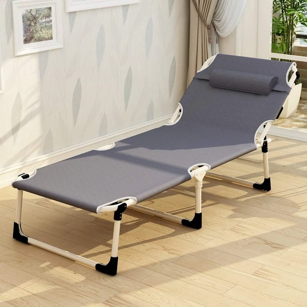 تخت تاشو BaiBnn، تخت تاشو قابل حمل، مناسب اتاق خواب و دفتر کار، دارای تشک فوم ضخیم، صندلی و تخت تاشو یک نفره (رنگ: خاکستری، اندازه: 193X67X31.5CM) تخت تاشو BaiBnn، تخت تاشو قابل حمل، مناسب اتاق خواب و دفتر کار، دارای تشک فوم ضخیم، صندلی و تخت تاشو یک نفره (رنگ: خاکستری، اندازه: 193X67X31.5CM)