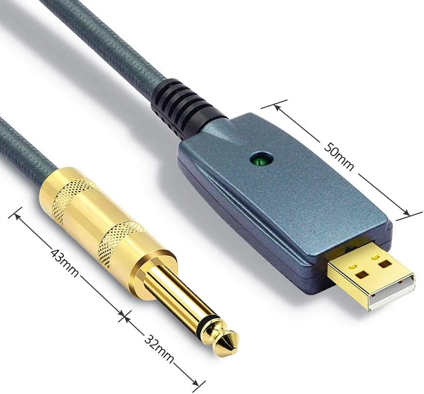 کابل صوتی OUNA، کابل گیتار USB لوازم جانبی گیتار الکتریک رابط سیم اتصال صوتی گیتار آداپتور کابل گیتار 6.35 میلی متری کابل صوتی OUNA، کابل گیتار USB لوازم جانبی گیتار الکتریک رابط سیم اتصال صوتی گیتار آداپتور کابل گیتار 6.35 میلی متری