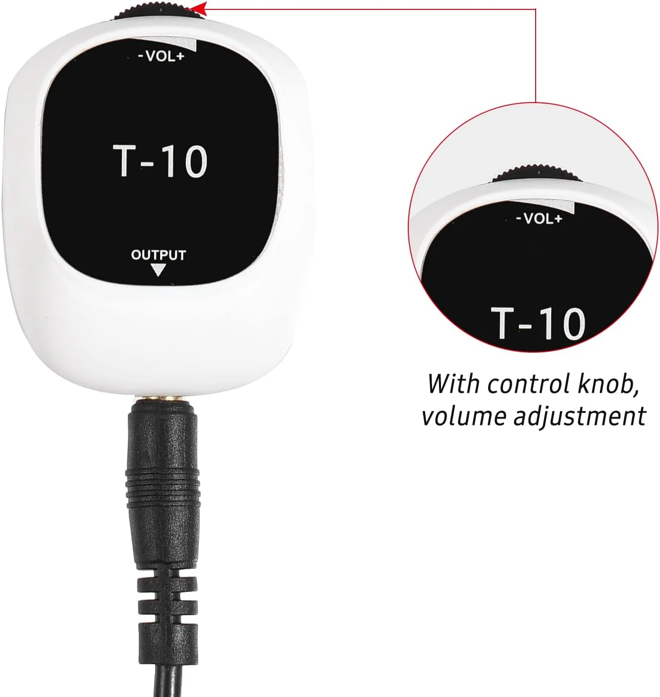 OUNA Piezo Pickup,Piezo Pickup Universal No Drilling Self-adhesive Pick-up 6.5mm Audio Interface for Speaker, Multifunction Pickup for Guitar Ukulele Violin Mandolin Banjo Erhu Guzheng Pipa