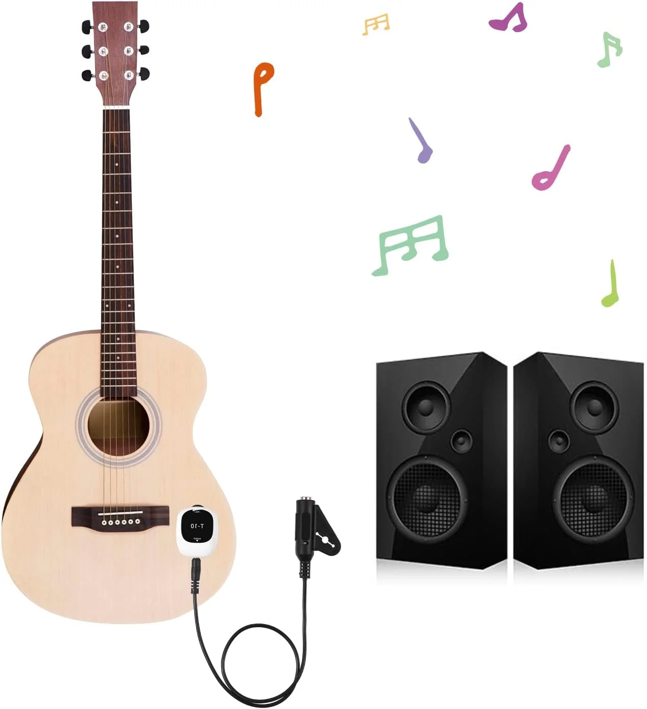 OUNA Pickup cartridges, Piezo Pickup Universal No Drilling Self-adhesive Pick-up 6.5mm Audio Interface for Speaker, Multifunction Pickup for Guitar Ukulele Violin Mandolin Banjo Erhu Guzheng Pipa OUNA Pickup cartridges, Piezo Pickup Universal No Drilling Self-adhesive Pick-up 6.5mm Audio Interface for Speaker, Multifunction Pickup for Guitar Ukulele Violin Mandolin Banjo Erhu Guzheng Pipa