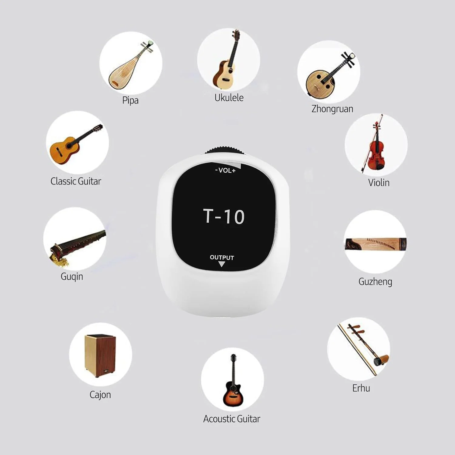 OUNA Pickup cartridges, Piezo Pickup Universal No Drilling Self-adhesive Pick-up 6.5mm Audio Interface for Speaker, Multifunction Pickup for Guitar Ukulele Violin Mandolin Banjo Erhu Guzheng Pipa OUNA Pickup cartridges, Piezo Pickup Universal No Drilling Self-adhesive Pick-up 6.5mm Audio Interface for Speaker, Multifunction Pickup for Guitar Ukulele Violin Mandolin Banjo Erhu Guzheng Pipa