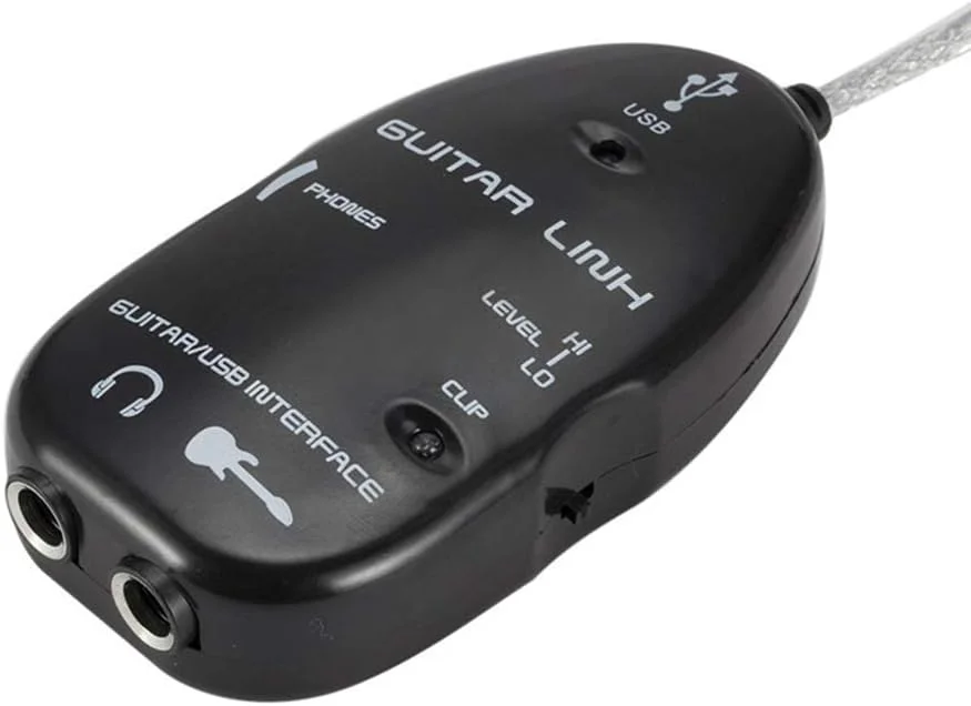 کابل اتصال گیتار OUNA، آداپتور رابط کابل اتصال گیتار به USB ضبط کننده صوتی برای رایانه شخصی/کامپیوتر