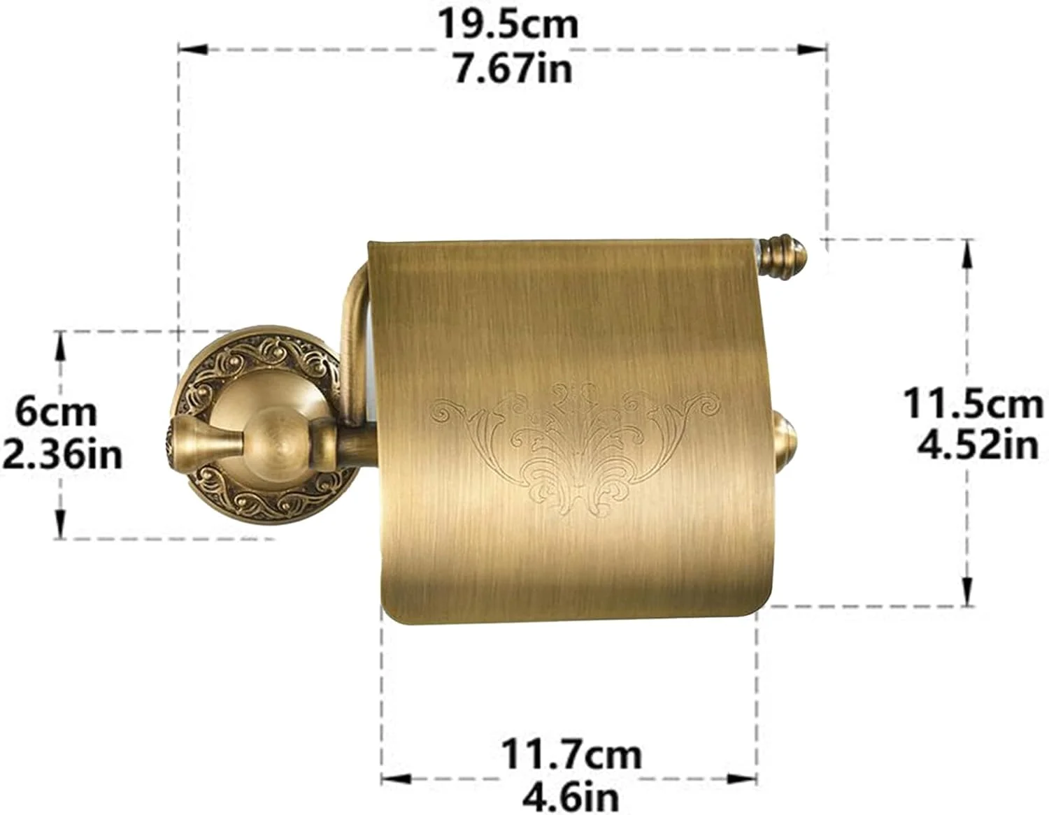 نگهدارنده رول دستمال کاغذی - نگهدارنده دستمال توالت دیواری طرح رترو - سازمان دهنده پخش کننده برای آشپزخانه، RV، آپارتمان، حمام خانه روستایی نگهدارنده رول دستمال کاغذی - نگهدارنده دستمال توالت دیواری طرح رترو - سازمان دهنده پخش کننده برای آشپزخانه، RV، آپارتمان، حمام خانه روستایی