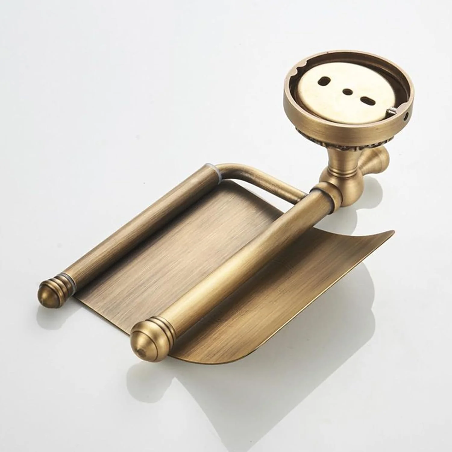 نگهدارنده رول دستمال کاغذی - نگهدارنده دستمال توالت دیواری طرح رترو - سازمان دهنده پخش کننده برای آشپزخانه، RV، آپارتمان، حمام خانه روستایی نگهدارنده رول دستمال کاغذی - نگهدارنده دستمال توالت دیواری طرح رترو - سازمان دهنده پخش کننده برای آشپزخانه، RV، آپارتمان، حمام خانه روستایی