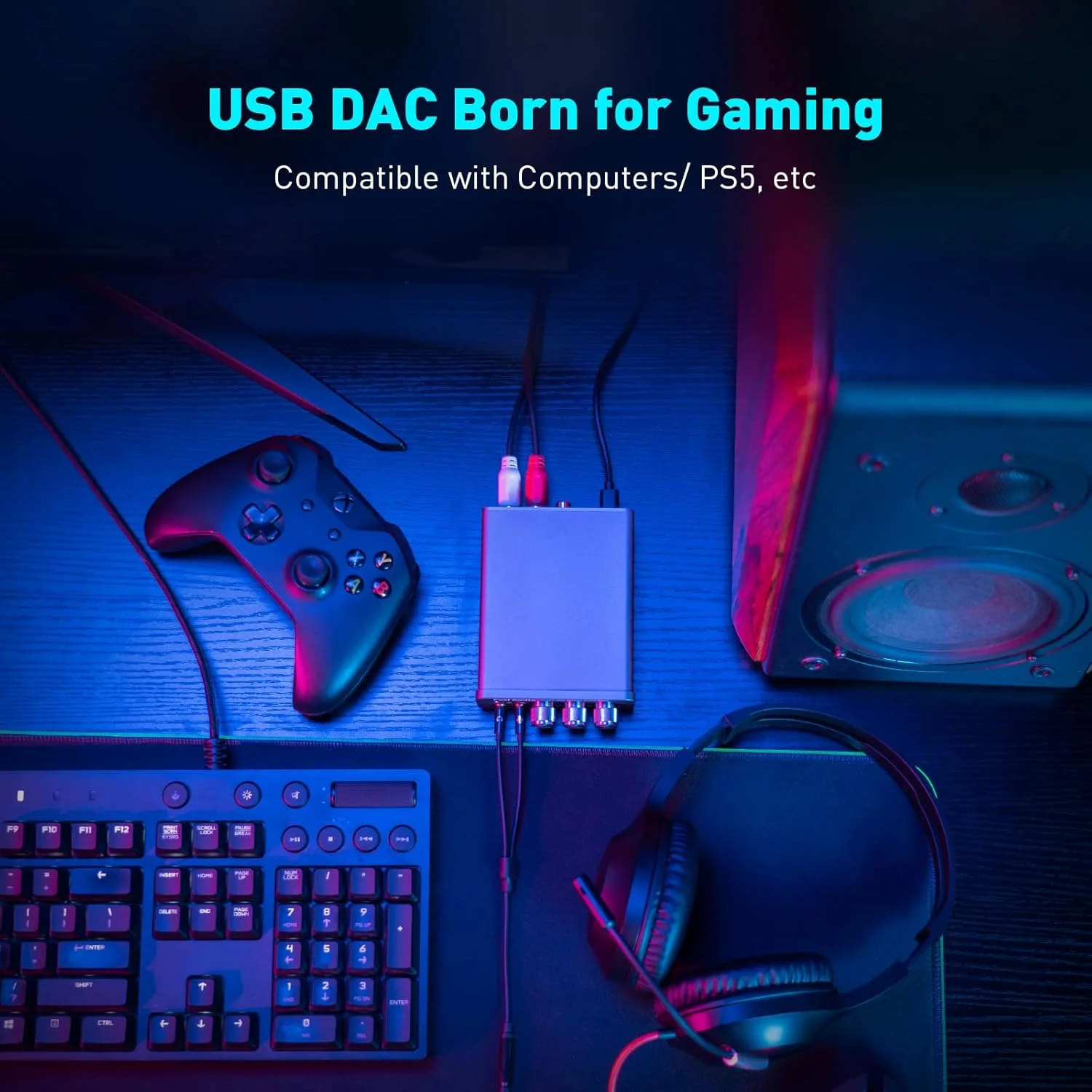 تقویت کننده هدفون DAC گیمینگ Fosi Audio K5 Pro، مبدل صوتی دیجیتال به آنالوگ استریو Hi-Fi کوچک، USB Type C/Optical/Coaxial به RCA/3.5MM AUX برای PS5/PC/MAC/کامپیوتر تقویت کننده هدفون DAC گیمینگ Fosi Audio K5 Pro، مبدل صوتی دیجیتال به آنالوگ استریو Hi-Fi کوچک، USB Type C/Optical/Coaxial به RCA/3.5MM AUX برای PS5/PC/MAC/کامپیوتر