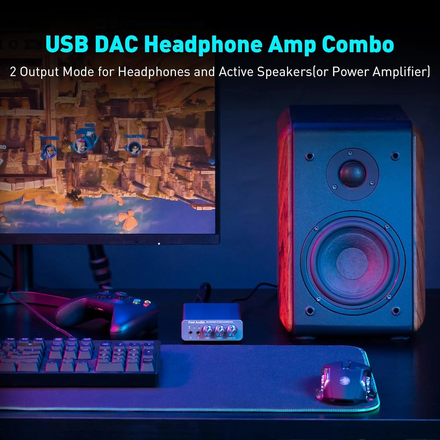 تقویت کننده هدفون DAC گیمینگ Fosi Audio K5 Pro، مبدل صوتی دیجیتال به آنالوگ استریو Hi-Fi کوچک، USB Type C/Optical/Coaxial به RCA/3.5MM AUX برای PS5/PC/MAC/کامپیوتر تقویت کننده هدفون DAC گیمینگ Fosi Audio K5 Pro، مبدل صوتی دیجیتال به آنالوگ استریو Hi-Fi کوچک، USB Type C/Optical/Coaxial به RCA/3.5MM AUX برای PS5/PC/MAC/کامپیوتر