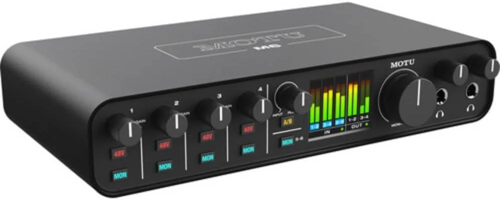 بسته نرم افزاری کارت صدای دسکتاپ MOTU M6 6x4 USB-C Audio-MIDI به همراه کابل XLR-XLR و بست های اتصال بسته نرم افزاری کارت صدای دسکتاپ MOTU M6 6x4 USB-C Audio-MIDI به همراه کابل XLR-XLR و بست های اتصال