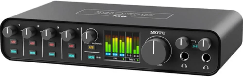 بسته نرم افزاری کارت صدای دسکتاپ MOTU M6 6x4 USB-C Audio-MIDI به همراه کابل XLR-XLR و بست های اتصال بسته نرم افزاری کارت صدای دسکتاپ MOTU M6 6x4 USB-C Audio-MIDI به همراه کابل XLR-XLR و بست های اتصال
