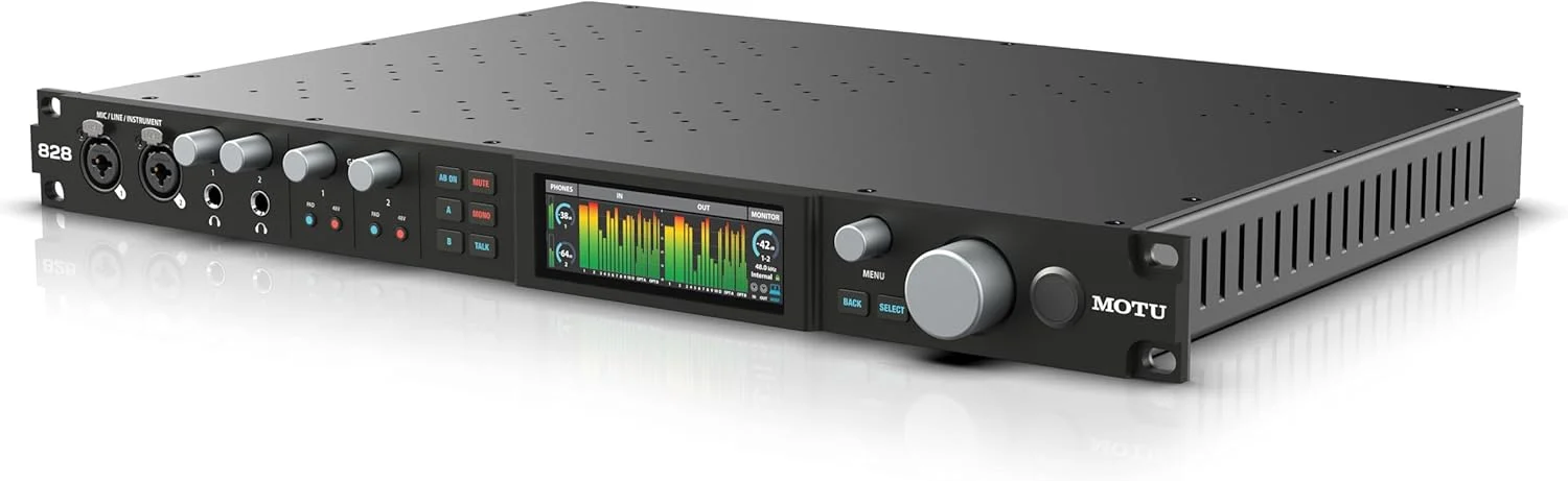 کارت صدای MOTU 828 (2024) 28x32 USB 3.1 کارت صدای MOTU 828 (2024) 28x32 USB 3.1
