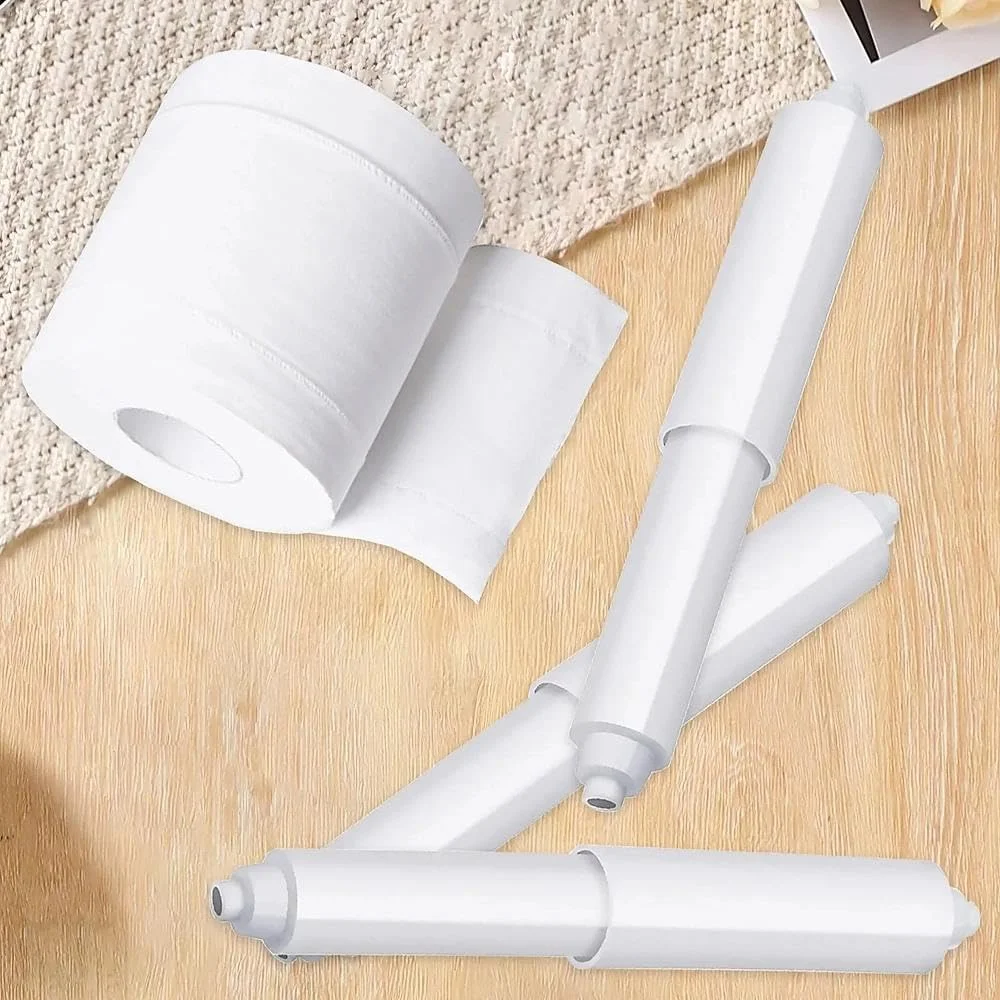 3 PCS Lavatory Tissue Roll Holder, Toilet Paper Holder, Toilet Roll Holder Insert, Spring Loaded Tissue Roller for Bathroom (White) 3 PCS Lavatory Tissue Roll Holder, Toilet Paper Holder, Toilet Roll Holder Insert, Spring Loaded Tissue Roller for Bathroom (White)