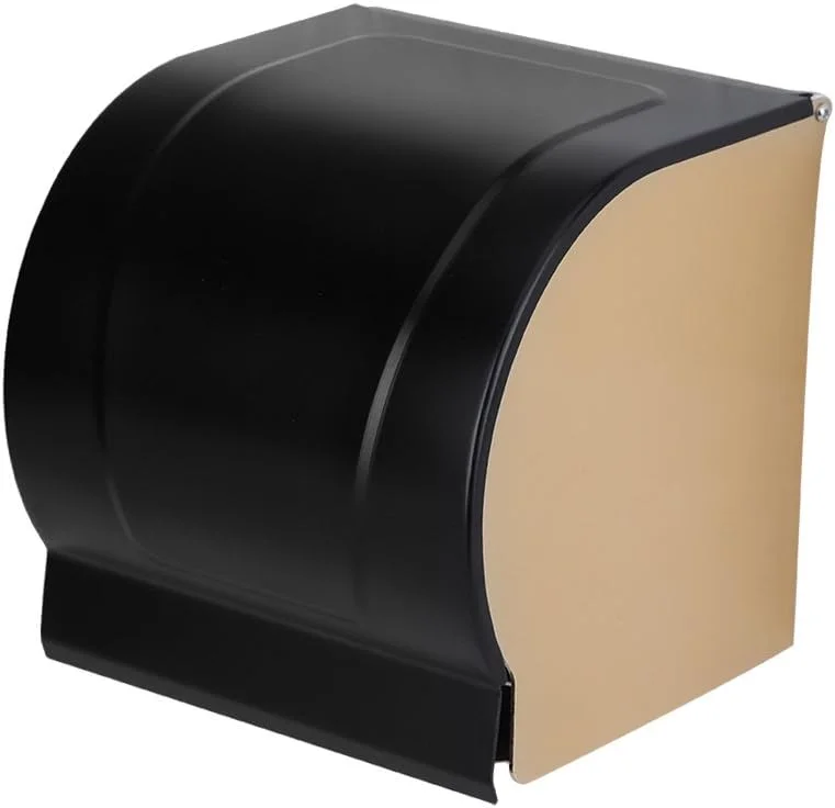 جا دستمال کاغذی رولی، نگهدارنده دستمال توالت دیواری، پخش کننده رول دستمال کاغذی، لوازم جانبی سخت افزاری آلومینیومی حمام 12.5x12.5x12.5 سانتی متر